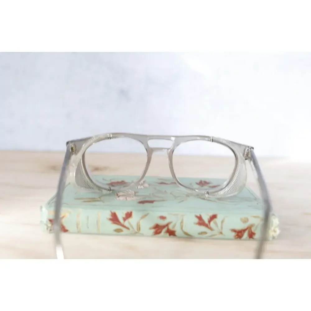 Vintage 1970s Titmus Eyeglass Safety Glasses Side Shields Retro Midcentury